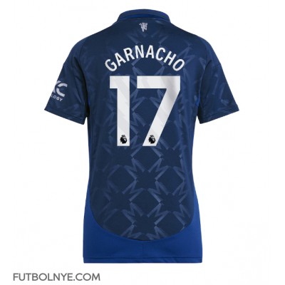 Camiseta Manchester United Alejandro Garnacho #17 Visitante Equipación para mujer 2024-25 manga corta Camiseta Manchester United Alejandro Garnacho #17 Visitante Equipación para mujer 2024-25 manga corta